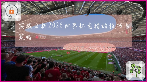 实战分析2026世界杯竞猜的技巧与策略